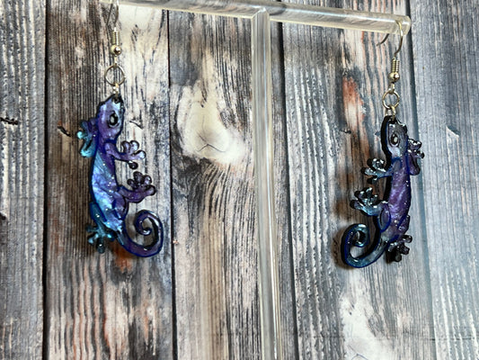 Iggy lizard - dangle earrings new