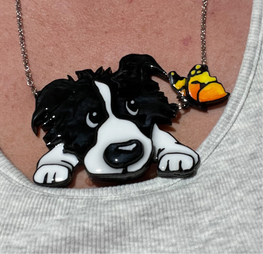 Black Digger Necklace -