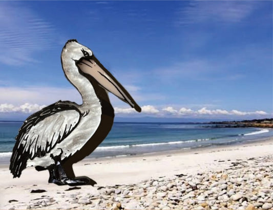 New Patricia - Pelican brooch only