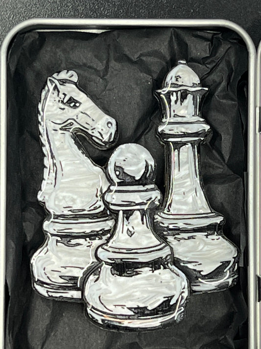 CheckMate - Brooch