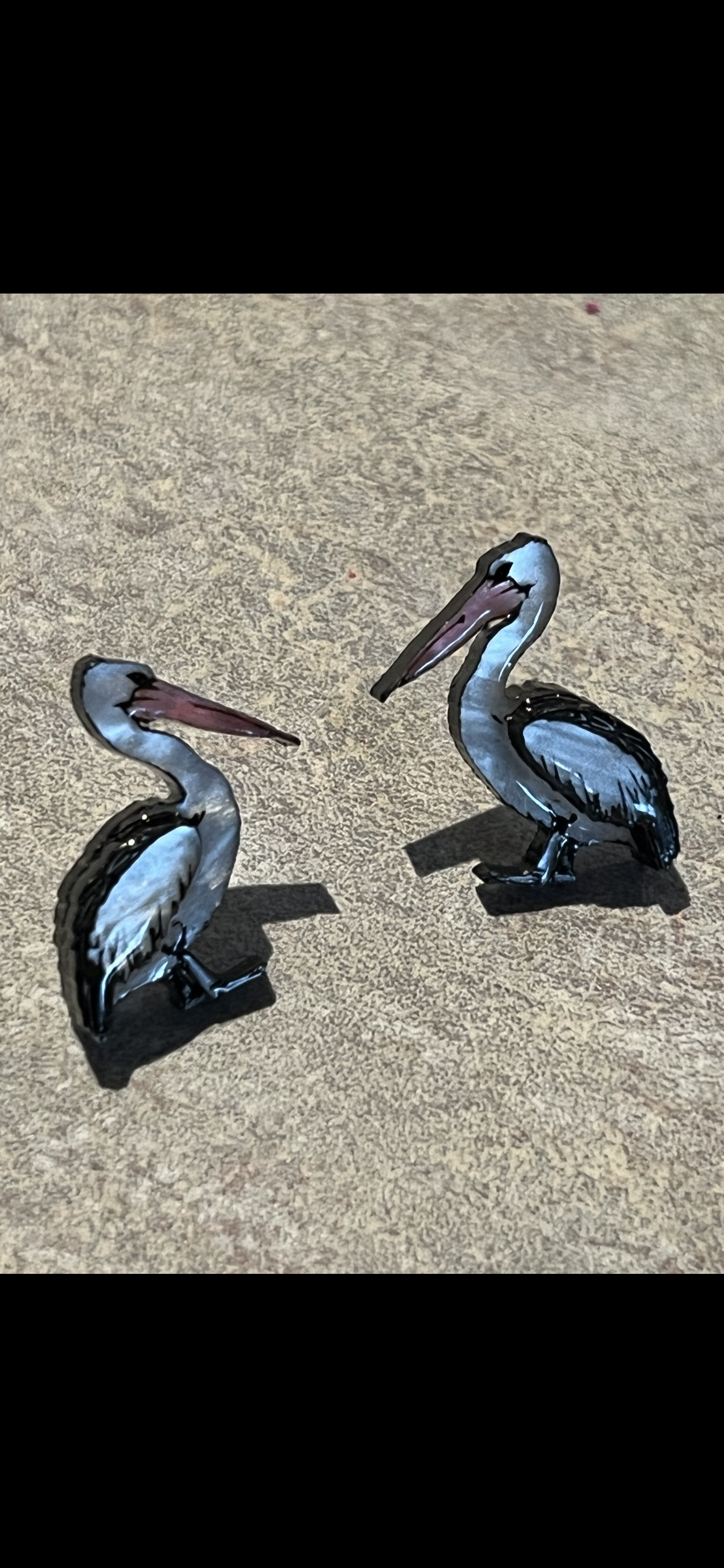 Pelican stud earrings - new Patricia
