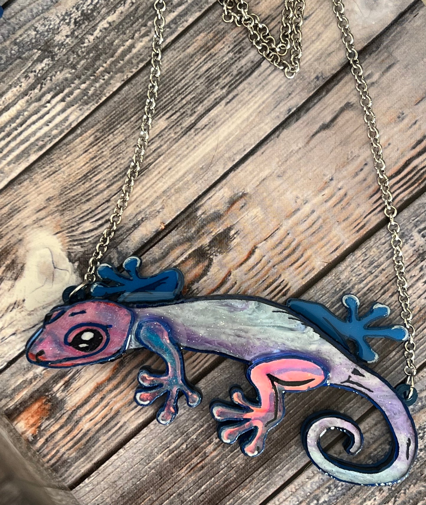 Iggy lizard - necklace new