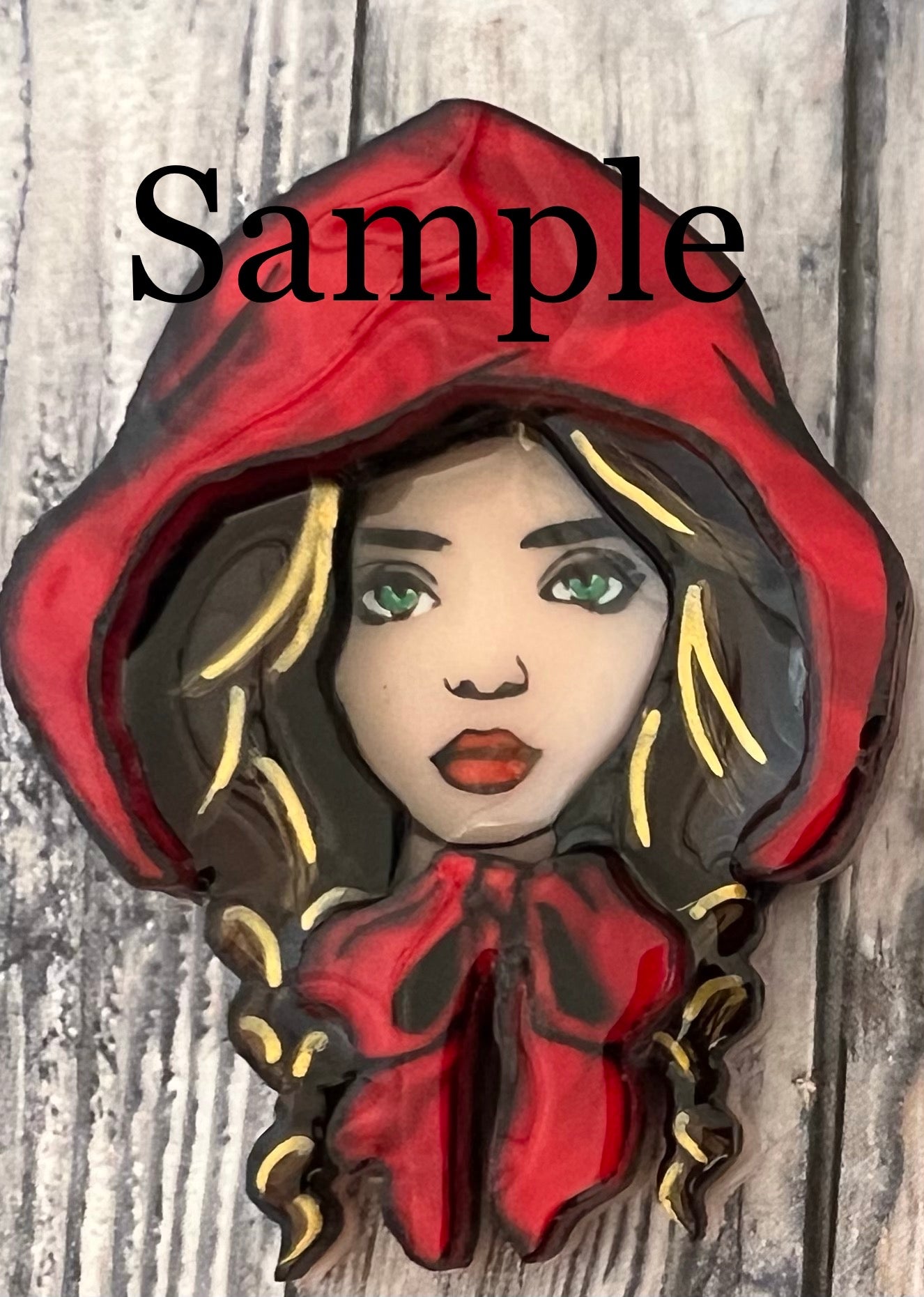 Sample - Ruby red