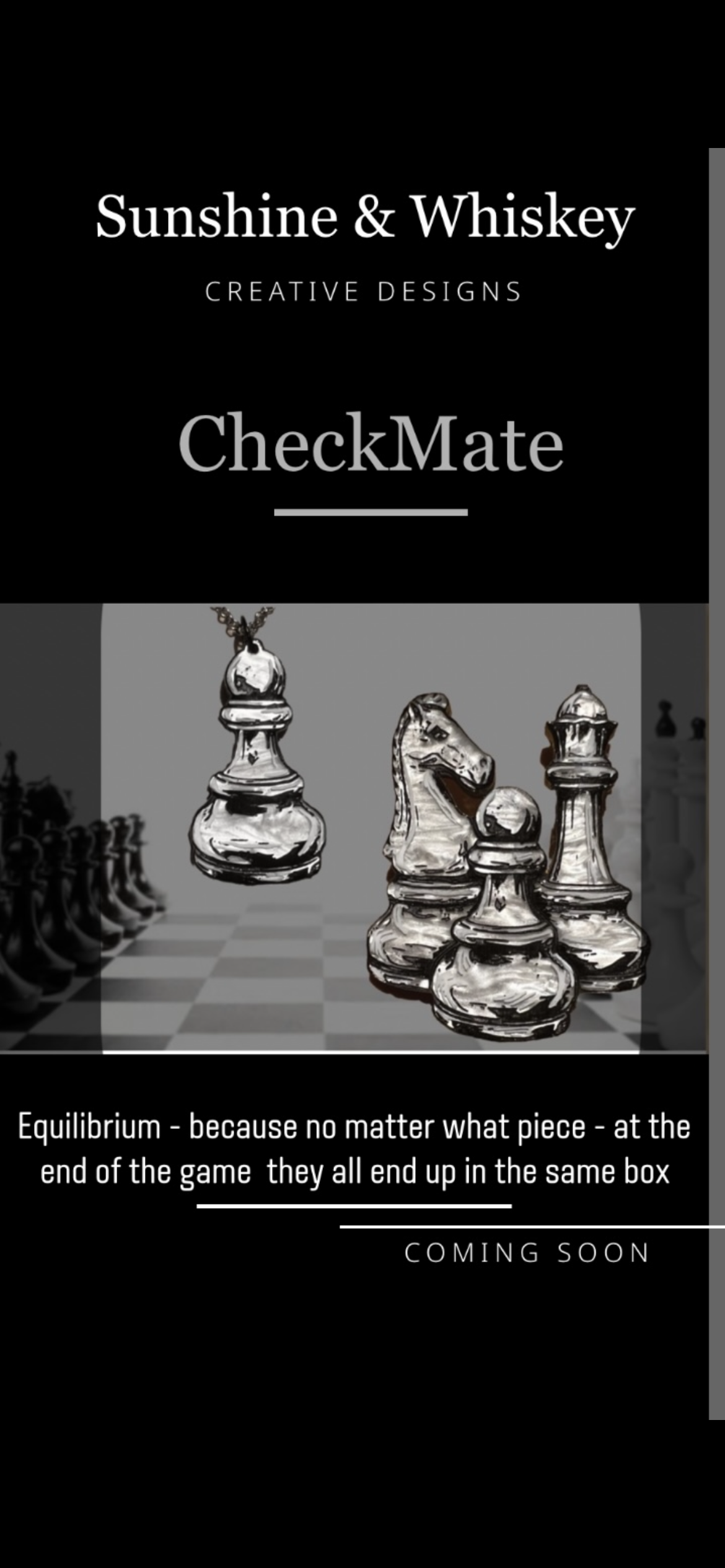 CheckMate  - Necklace ♟️