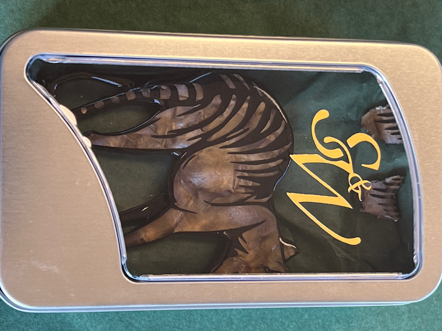 Tasman Set - brooch + studs. Thylacine