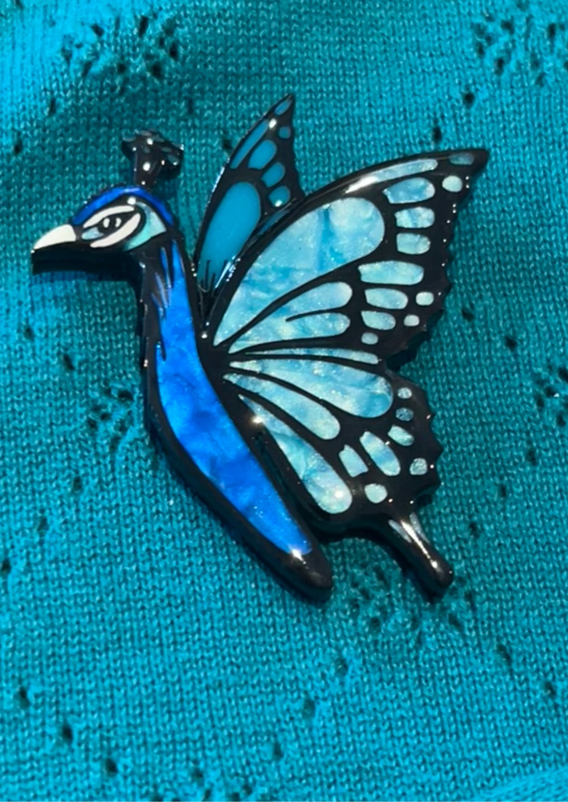 Poppy - peacock cyan
